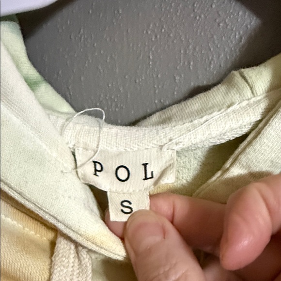 POL Tie-Dye Green and Yellow Women Shorts - Picture 2 of 3